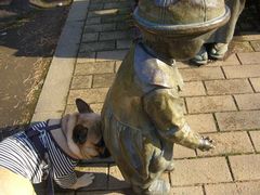 ご挨拶中のワン太郎